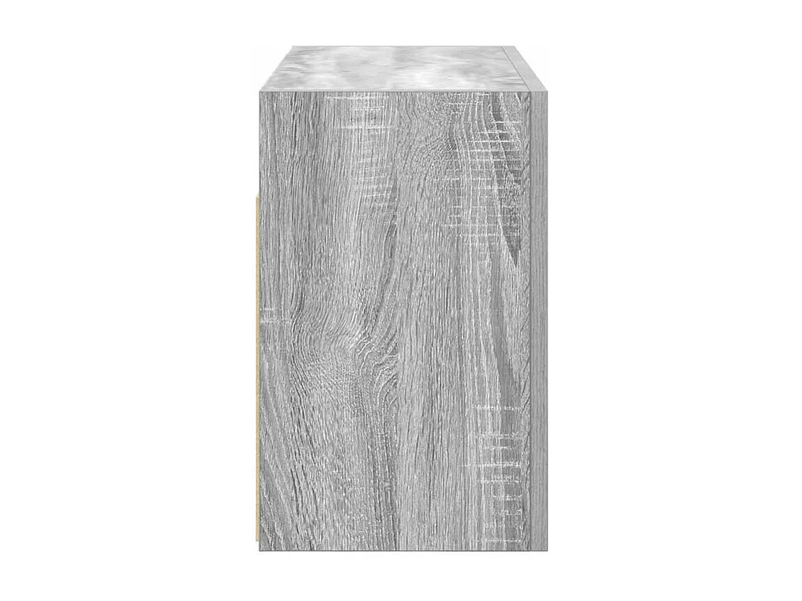 Armoire murale de bain sonoma gris 60x25x40 bois d'ingénierie