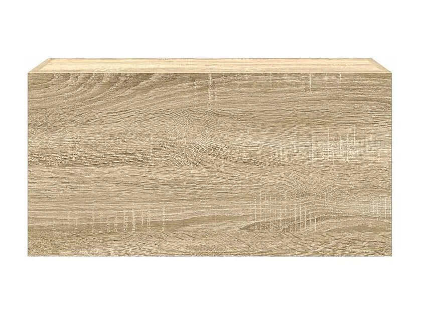 Armoire murale de bain chêne sonoma 60x25x30 bois ingénierie