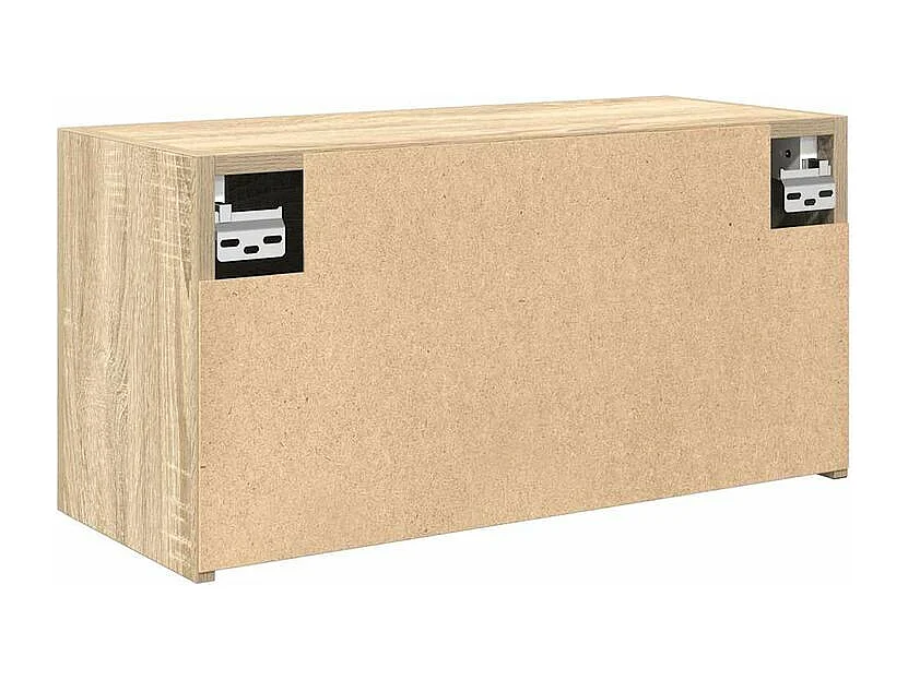 Armoire murale de bain chêne sonoma 60x25x30 bois ingénierie