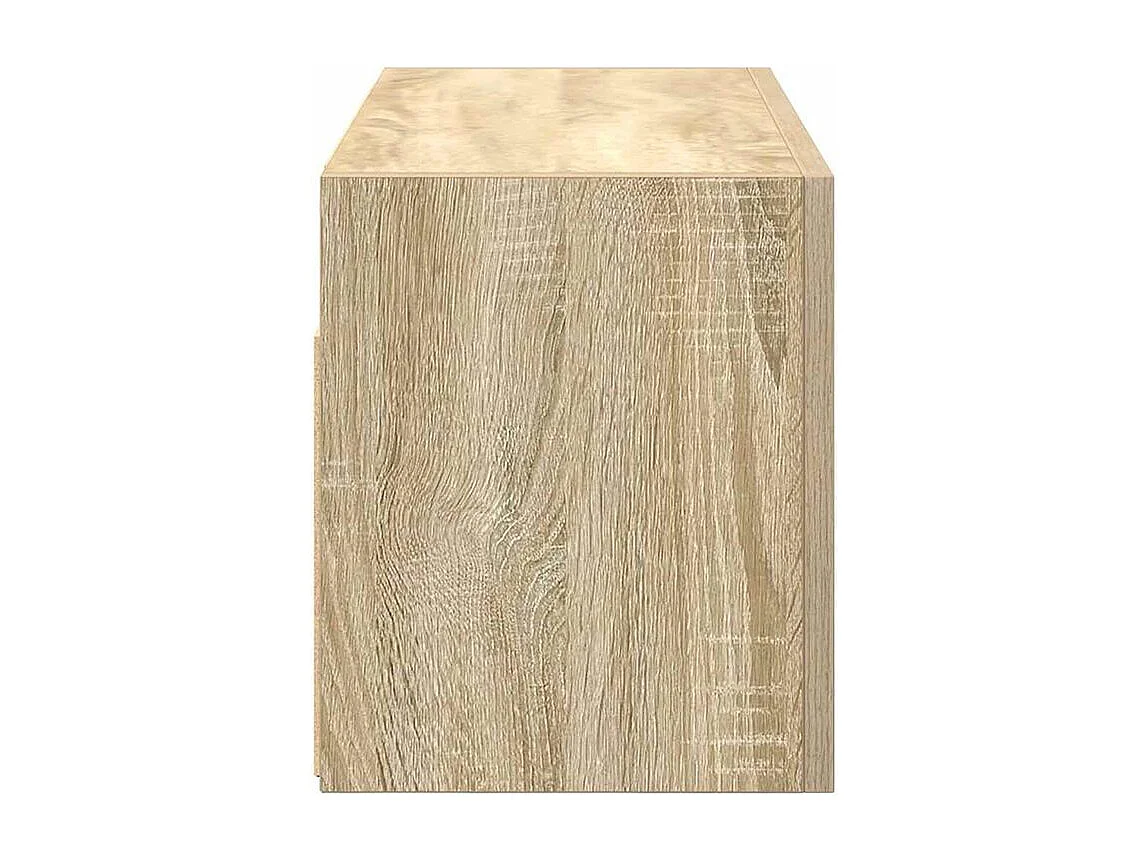 Armoire murale de bain chêne sonoma 60x25x30 bois ingénierie