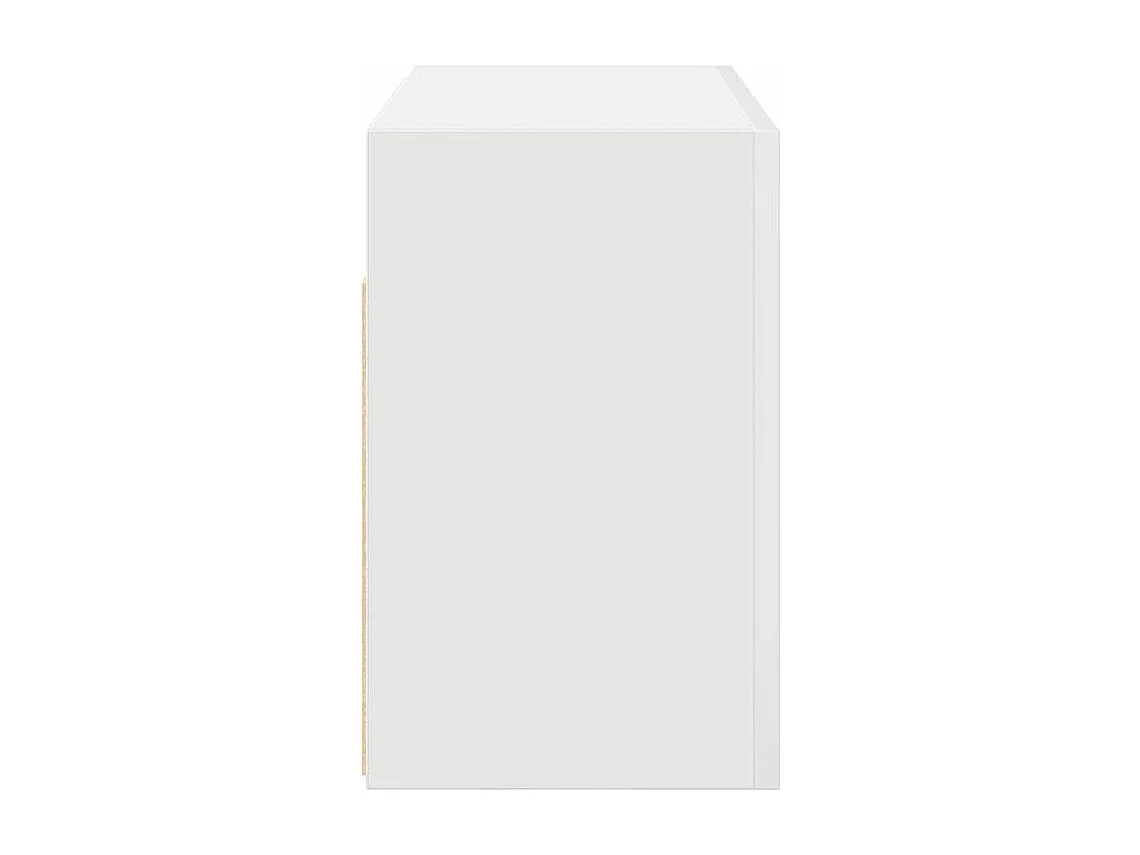 Armoire murale de bain blanc 60x25x40 bois d'ingénierie