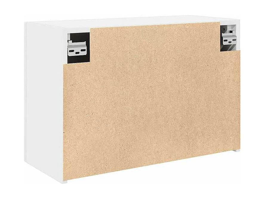 Armoire murale de bain blanc 60x25x40 bois d'ingénierie