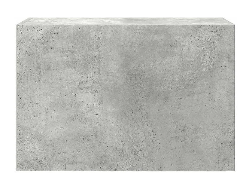 Armoire murale de bain gris béton 60x25x40 bois d'ingénierie