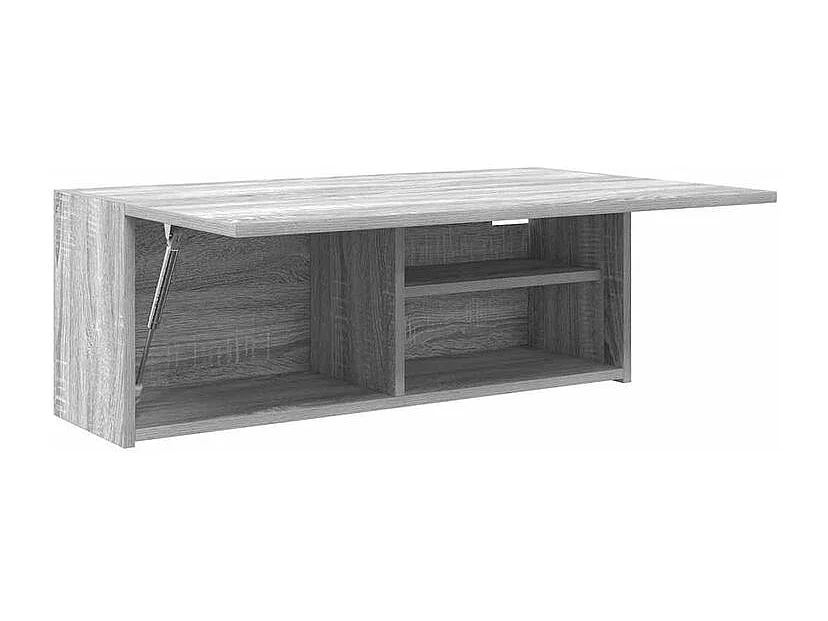 Armoire murale de bain sonoma gris 80x25x30 bois d'ingénierie