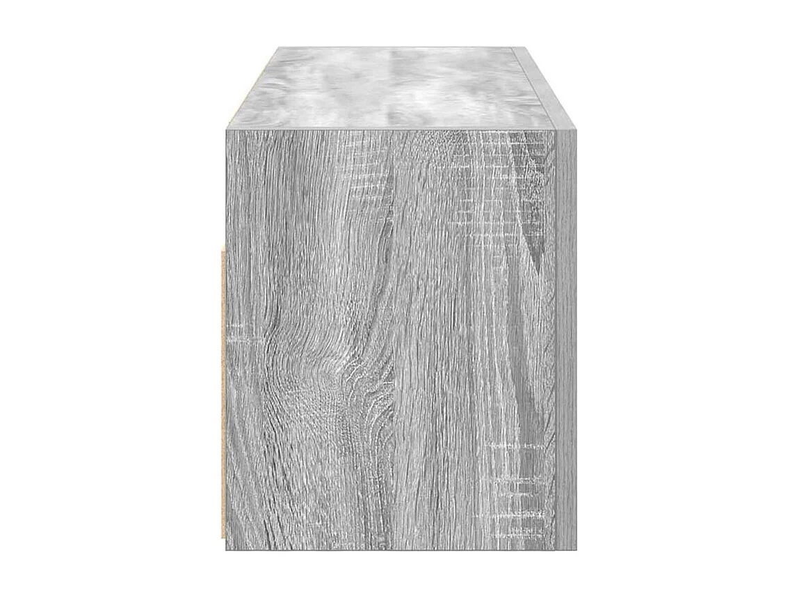 Armoire murale de bain sonoma gris 80x25x30 bois d'ingénierie