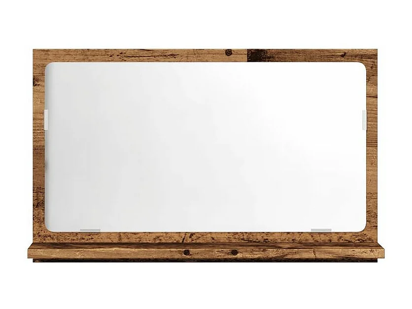 Armoire à miroir de salle de bain vieux bois bois d'ingénierie