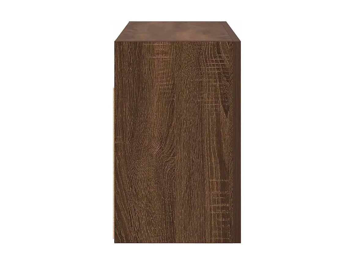 Armoire murale de bain chêne marron 60x25x40 bois ingénierie