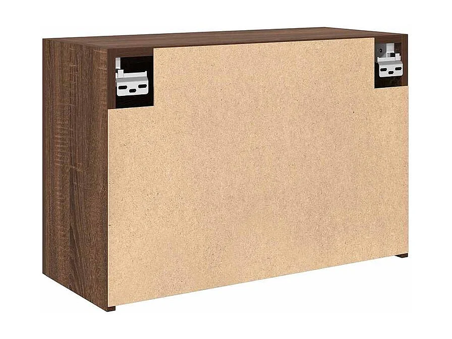 Armoire murale de bain chêne marron 60x25x40 bois ingénierie