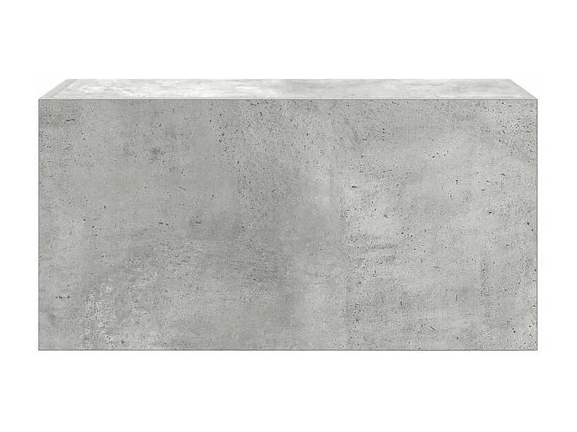 Armoire murale de bain gris béton 60x25x30 bois d'ingénierie