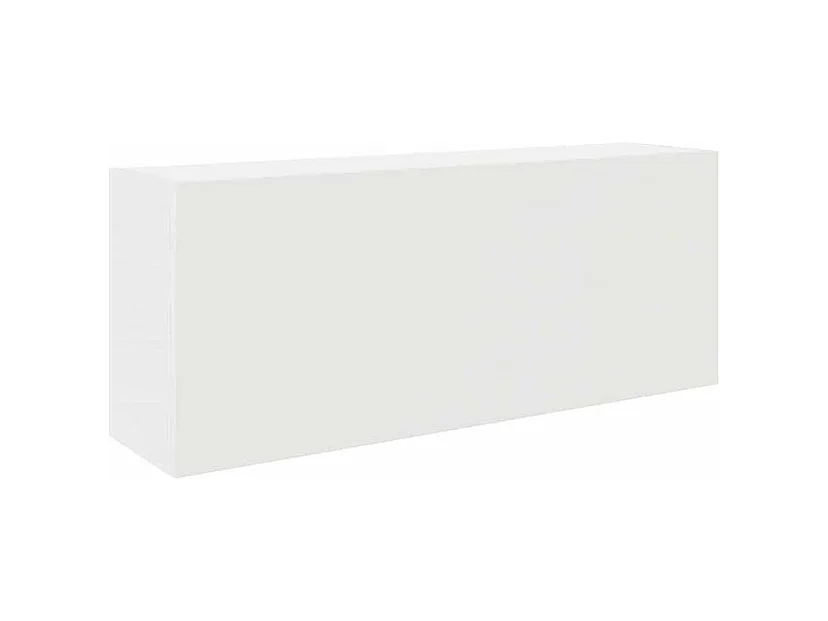 Armoire murale de bain blanc 100x25x40 bois d'ingénierie