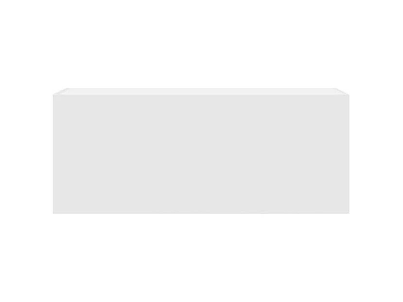 Armoire murale de bain blanc 100x25x40 bois d'ingénierie