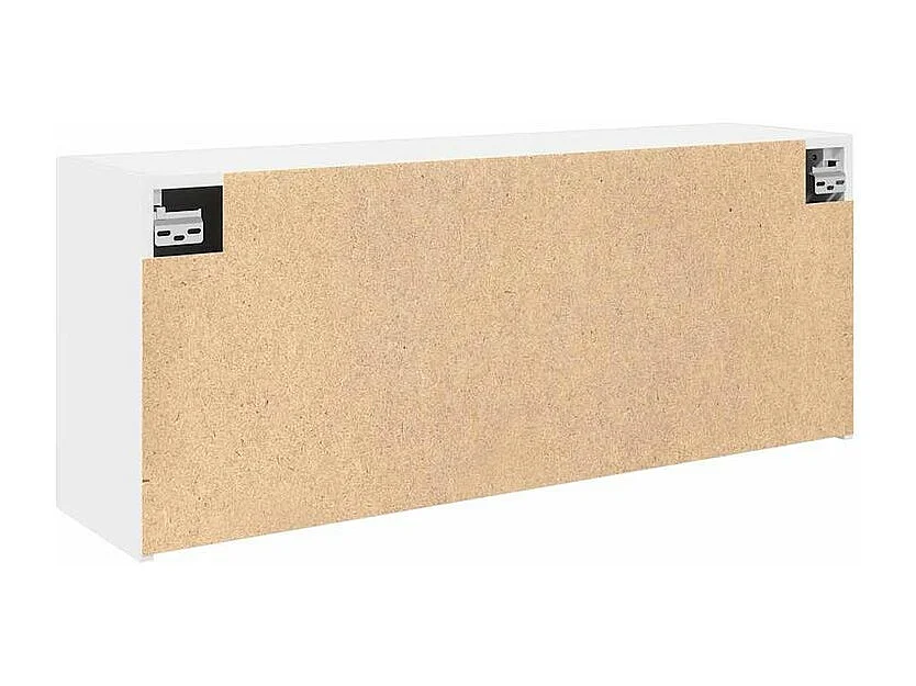 Armoire murale de bain blanc 100x25x40 bois d'ingénierie