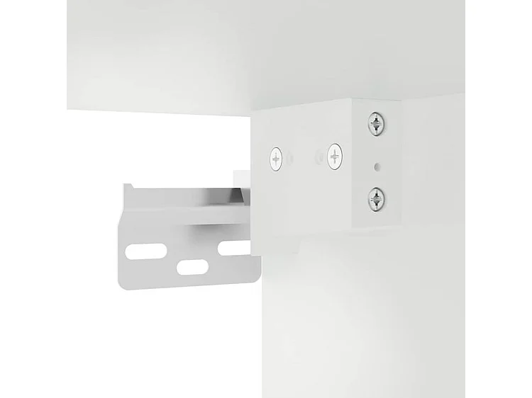 Armoire murale de bain blanc 100x25x40 bois d'ingénierie