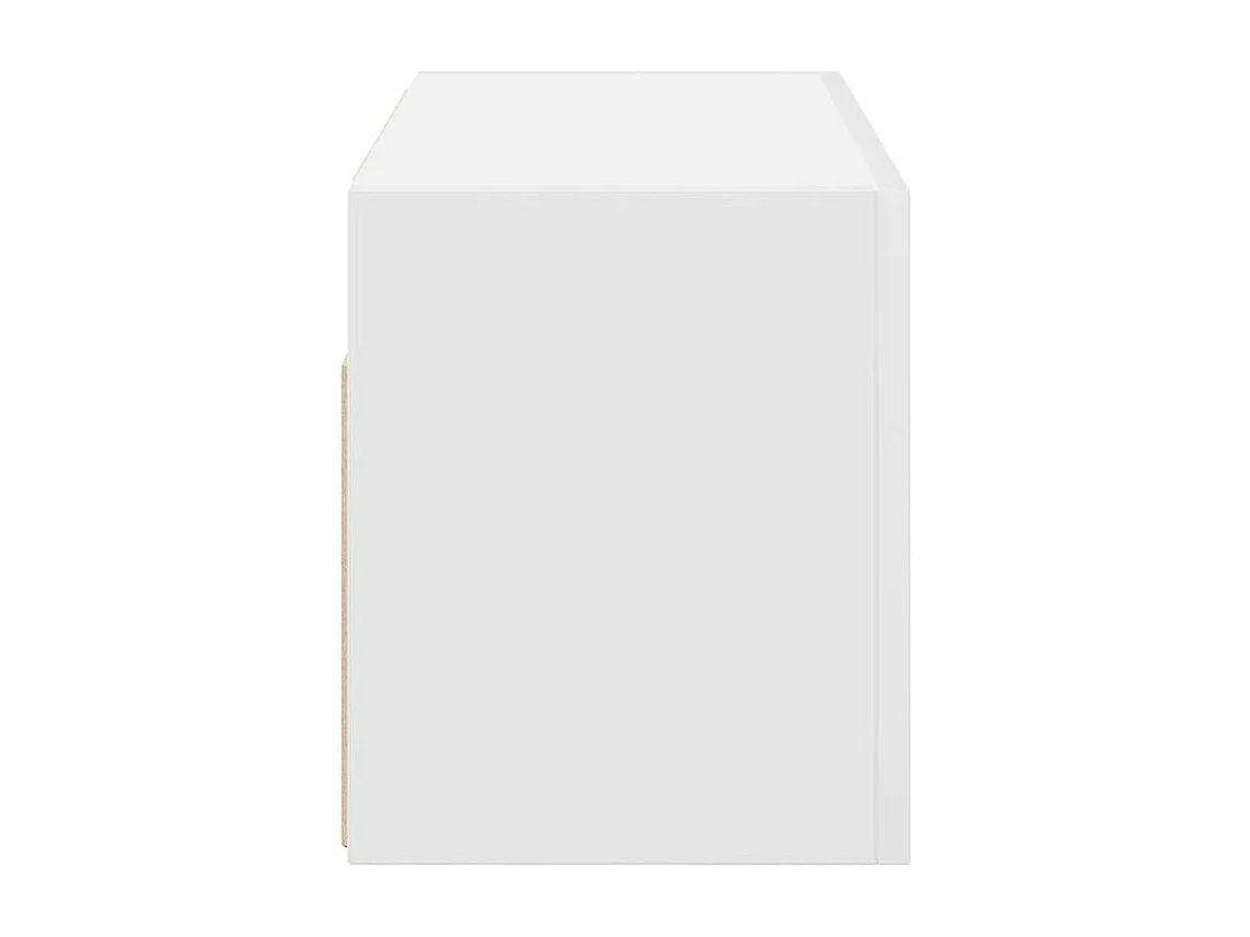 Armoire murale de bain blanc 60x25x30 bois d'ingénierie