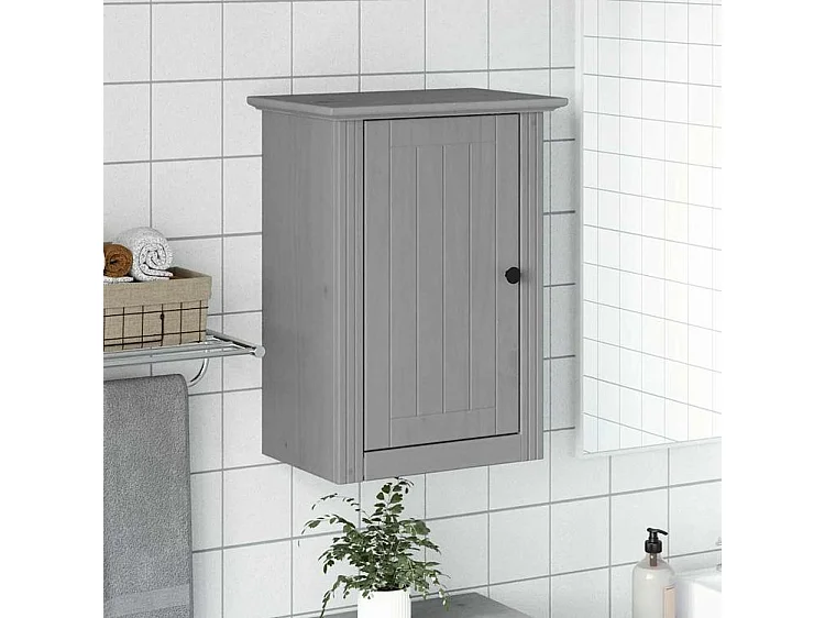 Armoire murale de salle de bain BODO gris 44x30x60