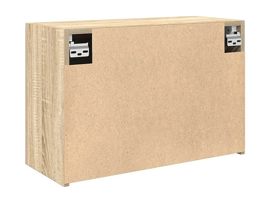 Armoire murale de bain chêne sonoma 60x25x40 bois ingénierie