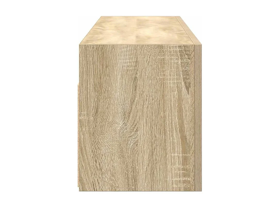 Armoire murale de bain chêne sonoma 100x25x30 bois ingénierie