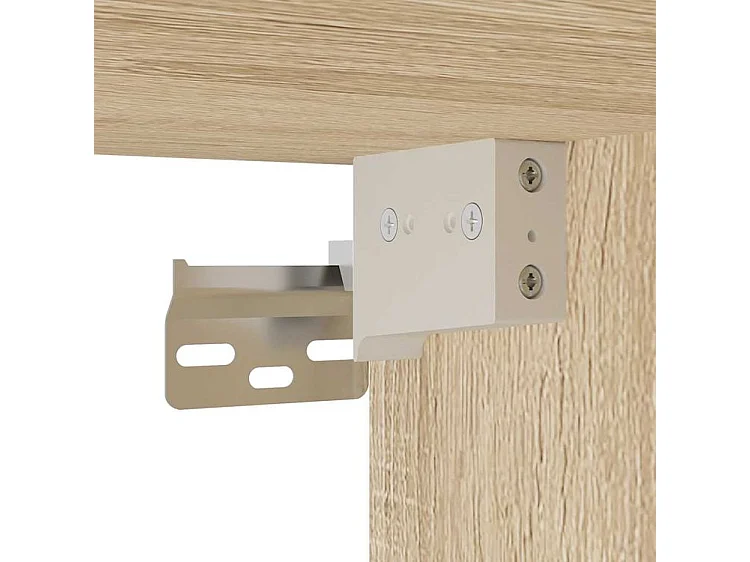 Armoire murale de bain chêne sonoma 100x25x30 bois ingénierie