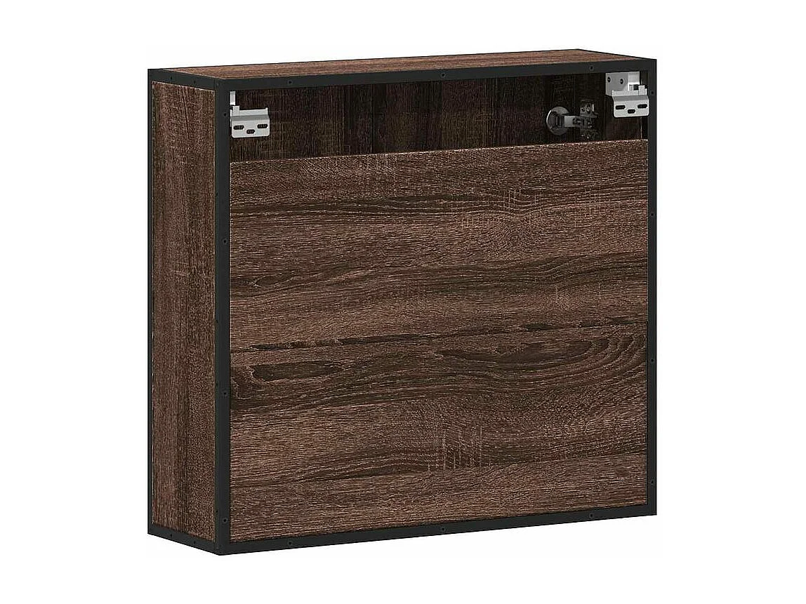 Armoire à miroir de salle de bain chêne marron bois ingénierie