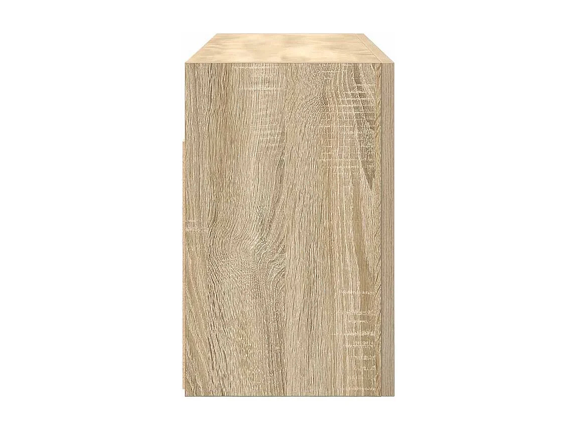 Armoire murale de bain chêne sonoma 80x25x40 bois ingénierie