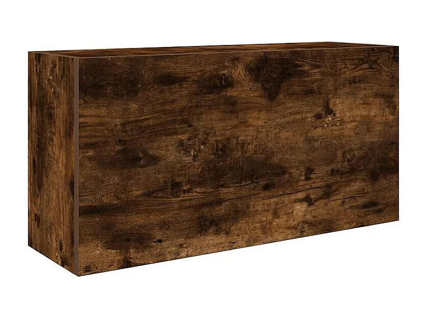 Armoire murale de bain chêne fumé 80x25x40 bois d'ingénierie