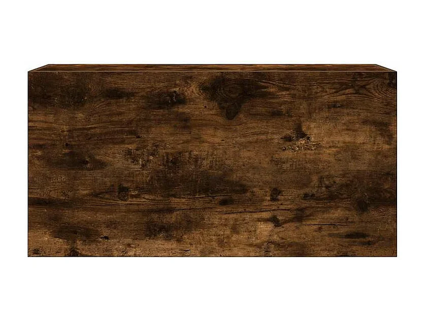 Armoire murale de bain chêne fumé 80x25x40 bois d'ingénierie