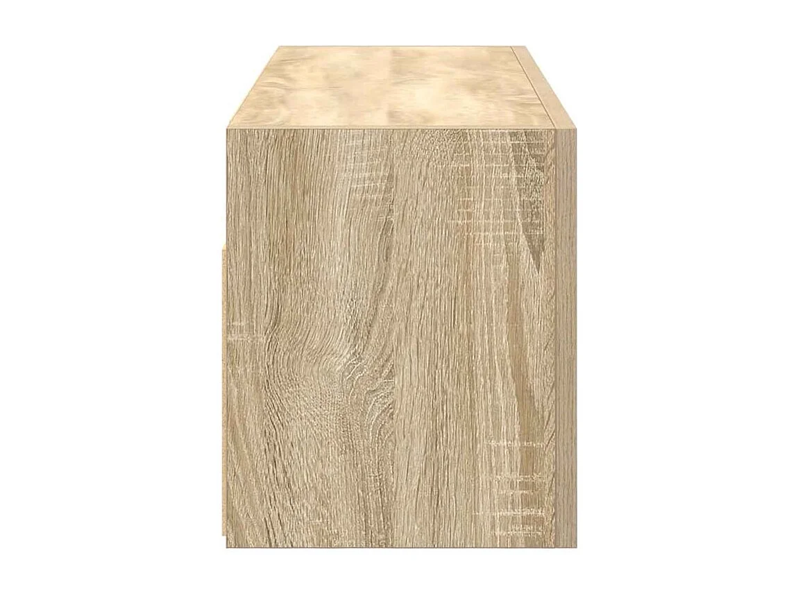 Armoire murale de bain chêne sonoma 80x25x30 bois ingénierie