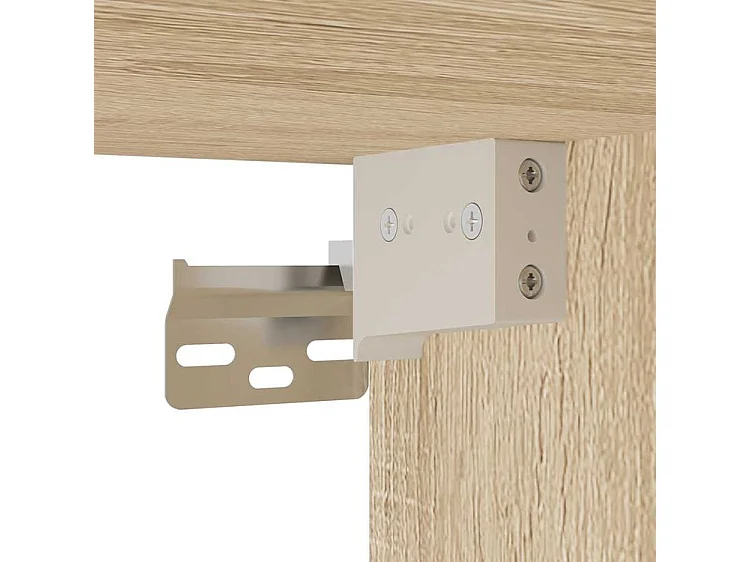 Armoire murale de bain chêne sonoma 80x25x30 bois ingénierie