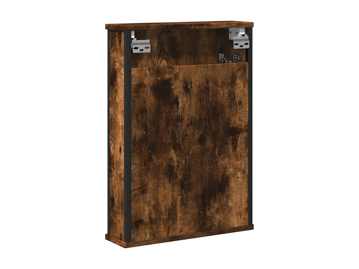 Armoire à miroir de salle de bain chêne fumé bois d’ingénierie