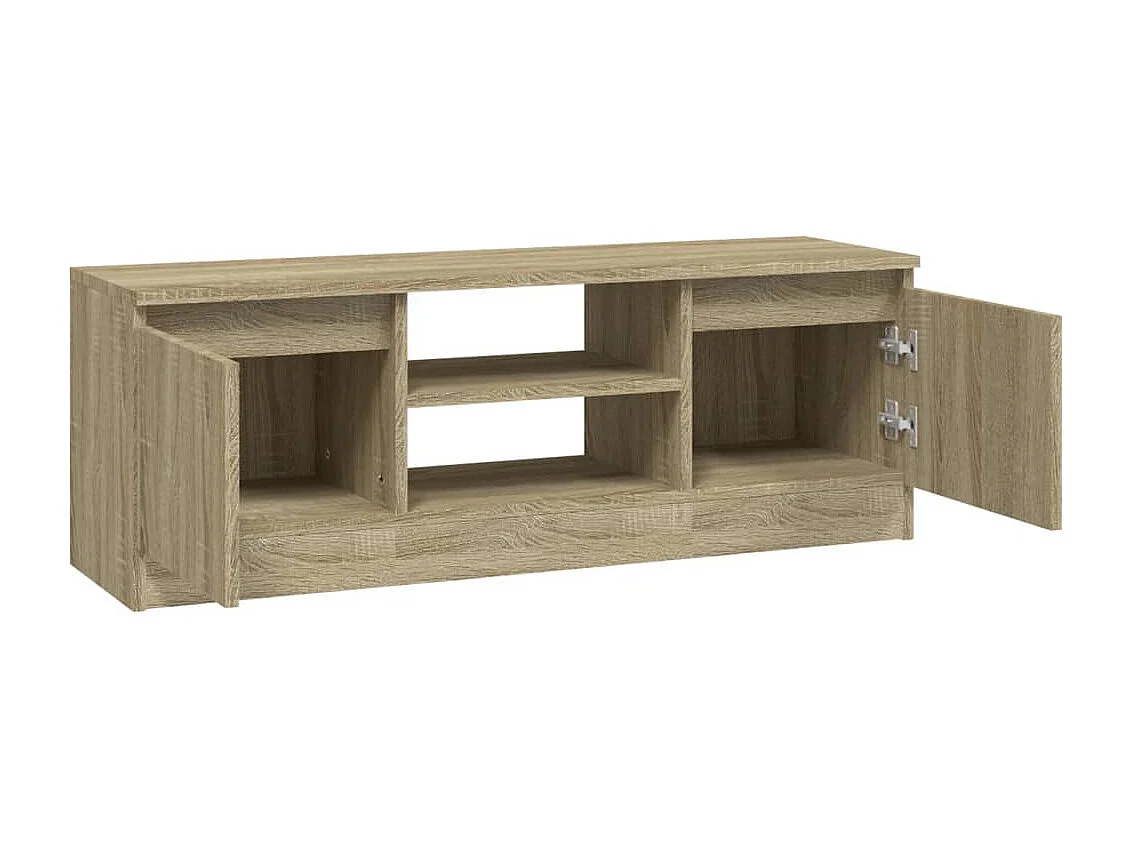 Meuble TV avec porte Chêne sonoma 102x30x36