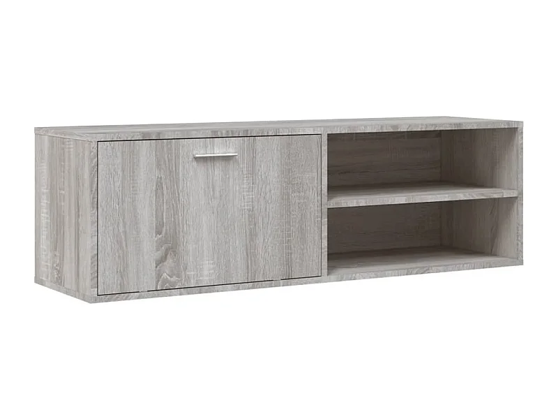 Meuble TV sonoma gris 120x34x37 bois d'ingénierie