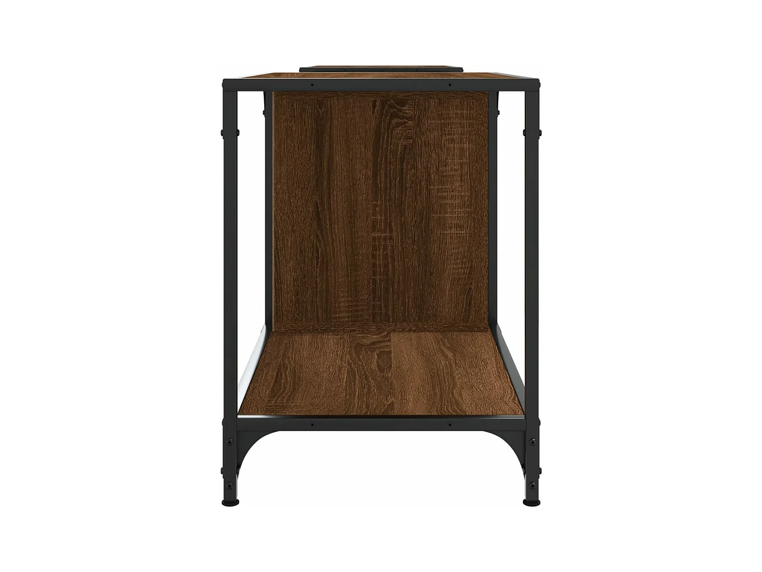 Meuble TV chêne marron 203x37x50 bois d'ingénierie