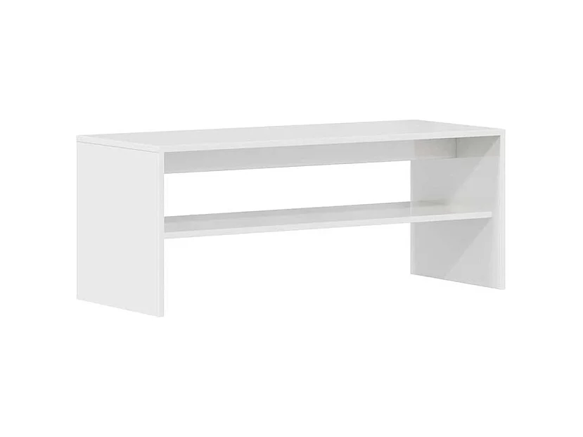 Meuble TV Blanc brillant 100 x 40x40