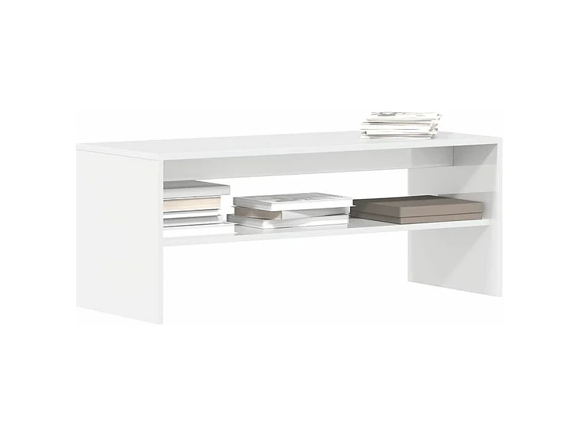 Meuble TV Blanc brillant 100 x 40x40