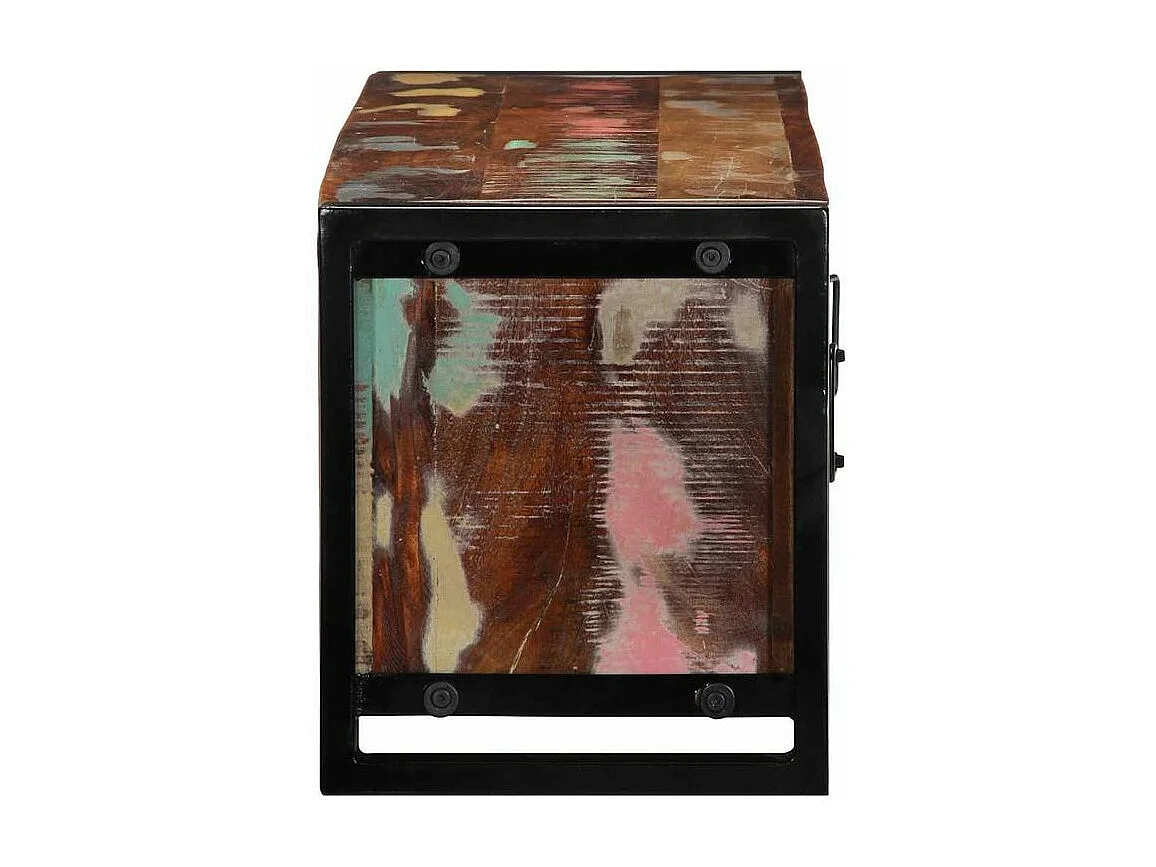 Meuble TV 100x30x35 bois de récupération massif