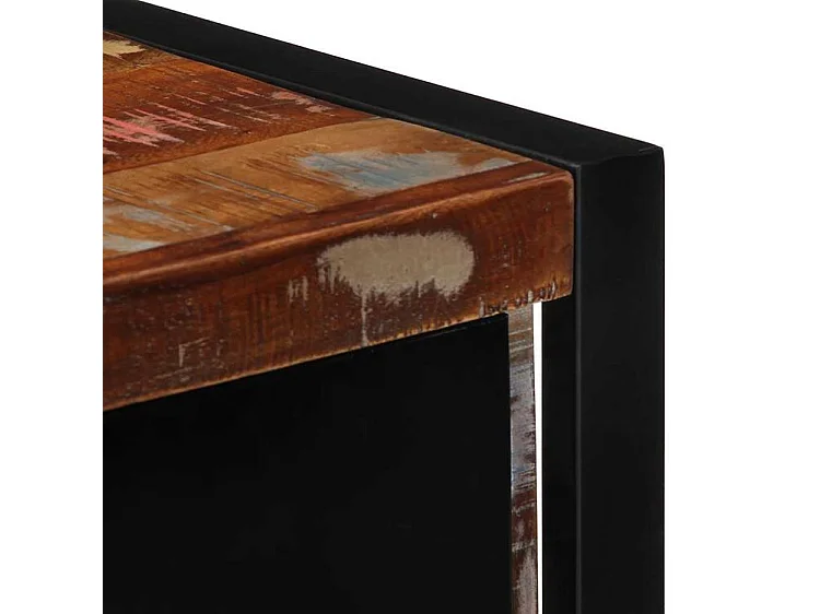 Meuble TV 100x30x35 bois de récupération massif