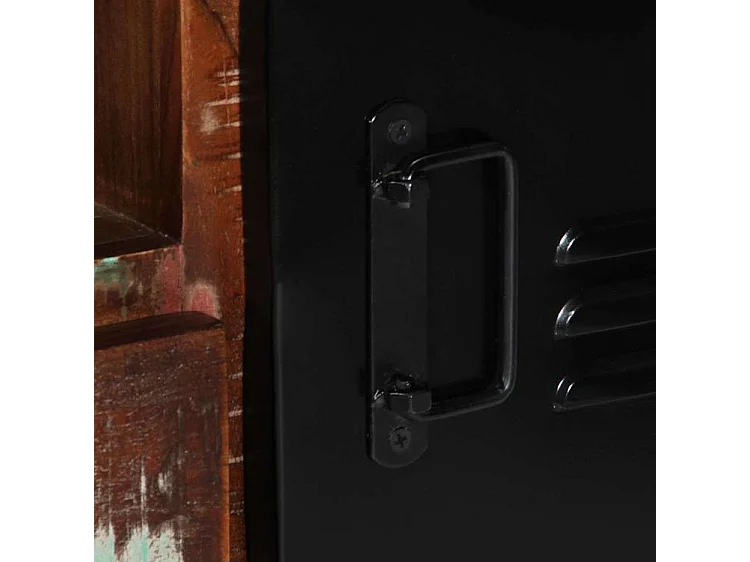 Meuble TV 100x30x35 bois de récupération massif