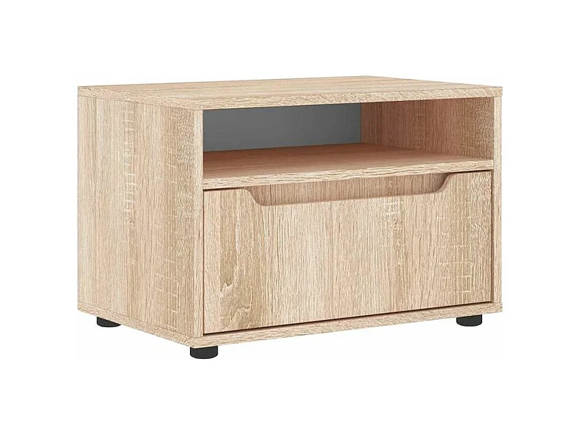 Meuble TV VISNES chêne sonoma 60x40x38 bois d'ingénierie