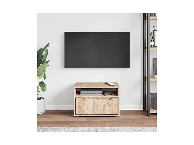 Meuble TV VISNES chêne sonoma 60x40x38 bois d'ingénierie