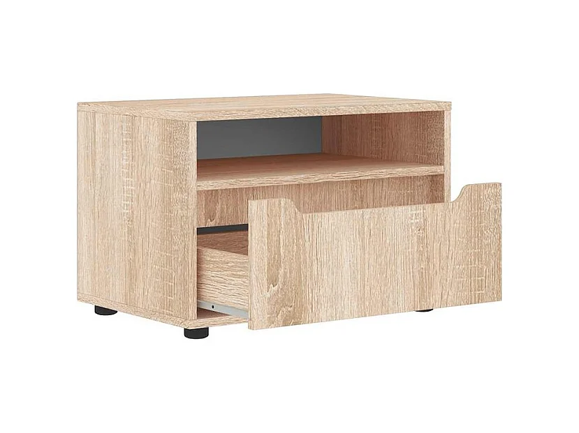 Meuble TV VISNES chêne sonoma 60x40x38 bois d'ingénierie