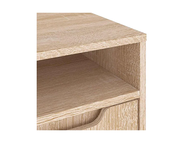 Meuble TV VISNES chêne sonoma 60x40x38 bois d'ingénierie