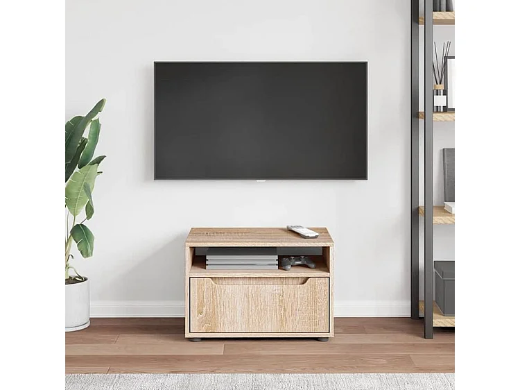 Meuble TV VISNES chêne sonoma 60x40x38 bois d'ingénierie