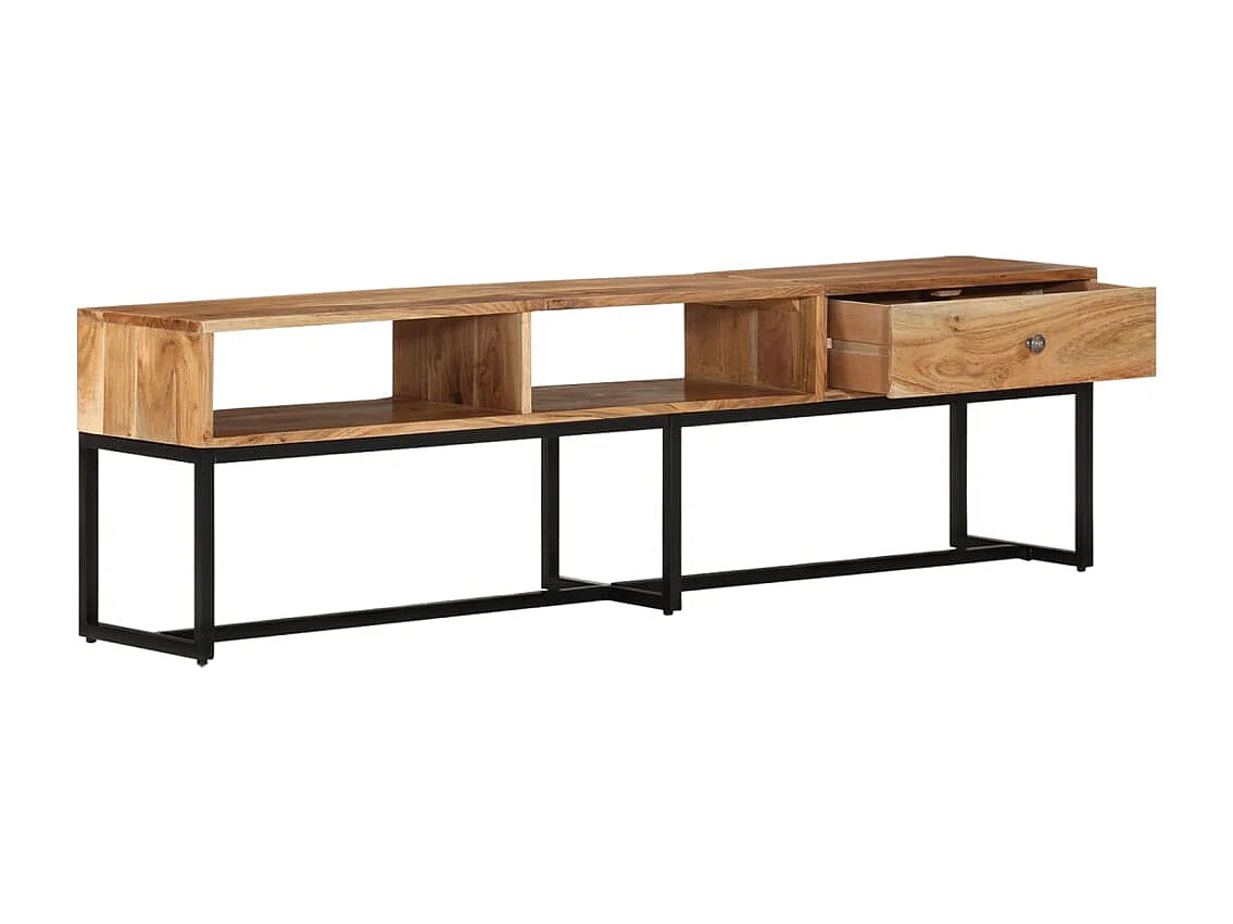 Meuble TV 160x30x45 Bois d'acacia massif