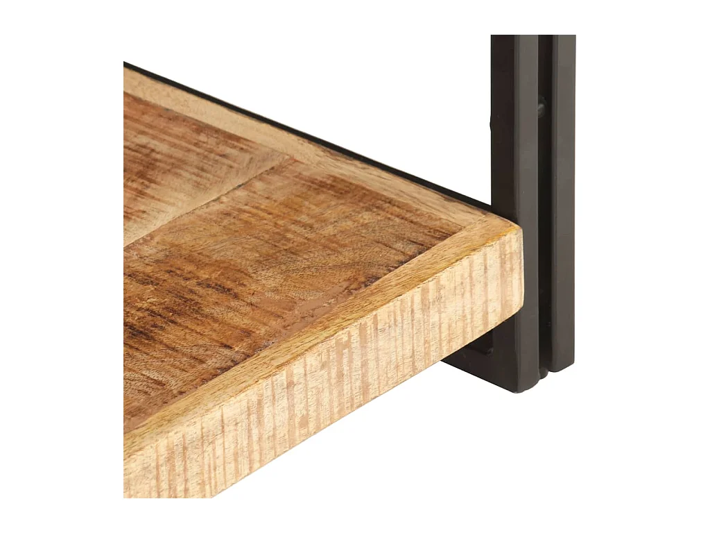 Meuble TV 120x30x40 Bois de manguier brut 5