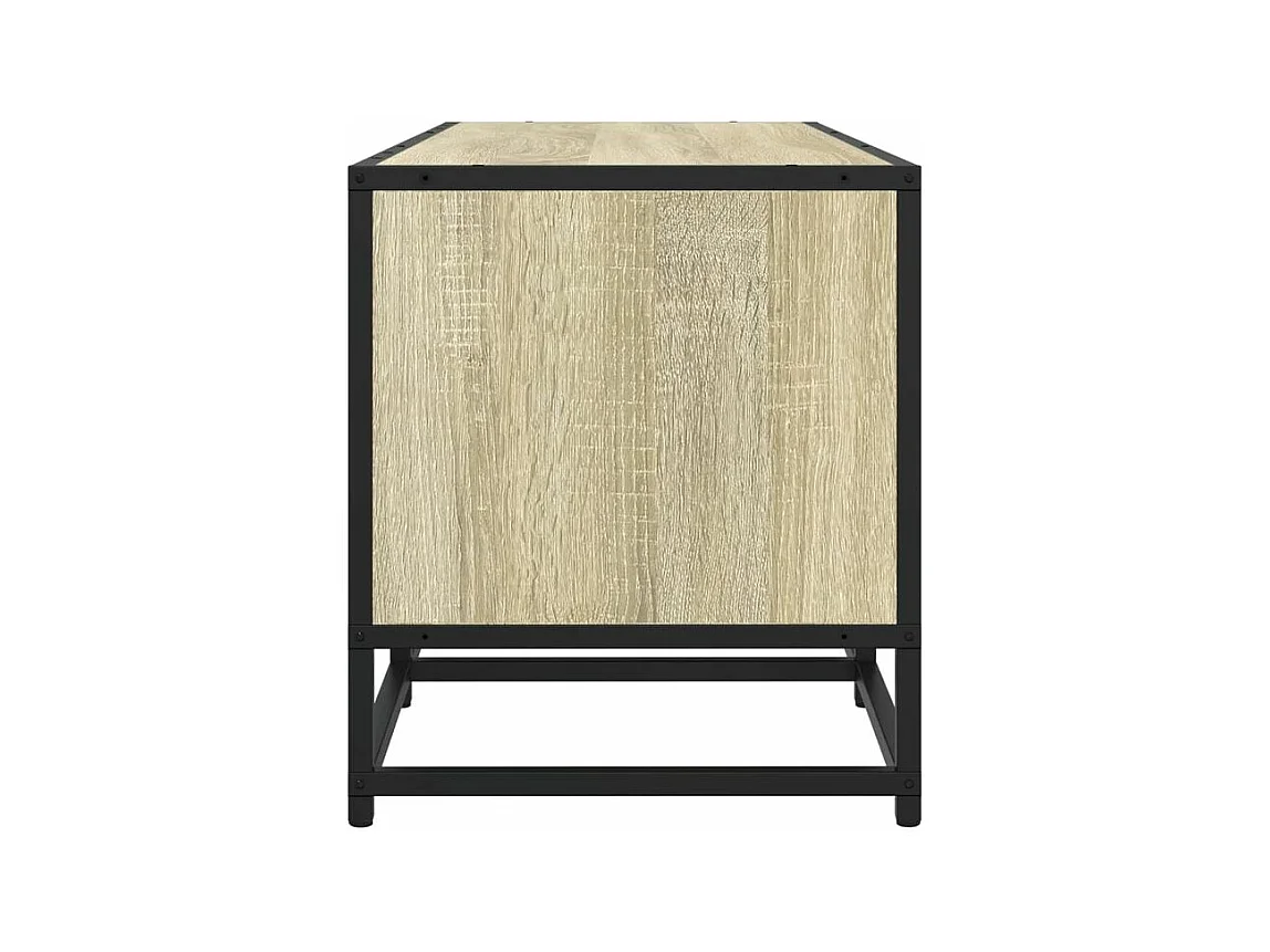 Meuble TV chêne sonoma 180x35x41 bois d'ingénierie