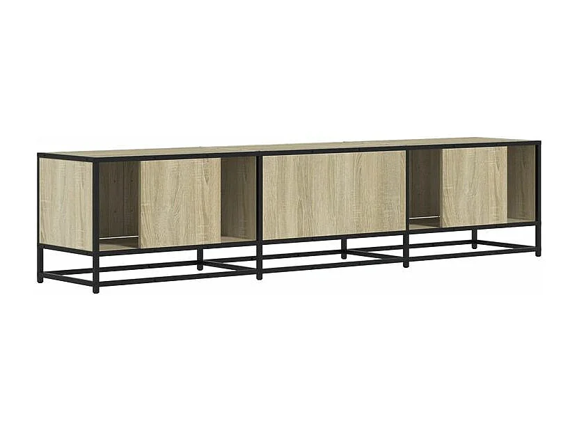 Meuble TV chêne sonoma 180x35x41 bois d'ingénierie
