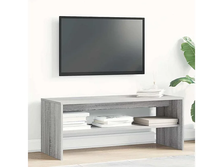 Meuble TV Sonoma gris 100x40x40 Bois d'ingénierie