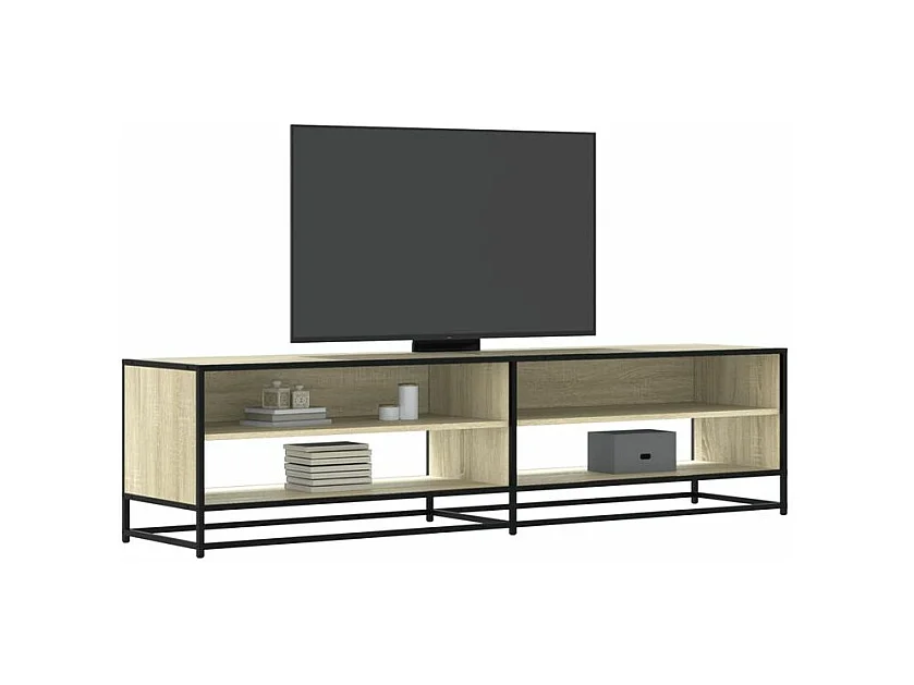 Meuble TV chêne sonoma 180,5x40x46 bois d'ingénierie