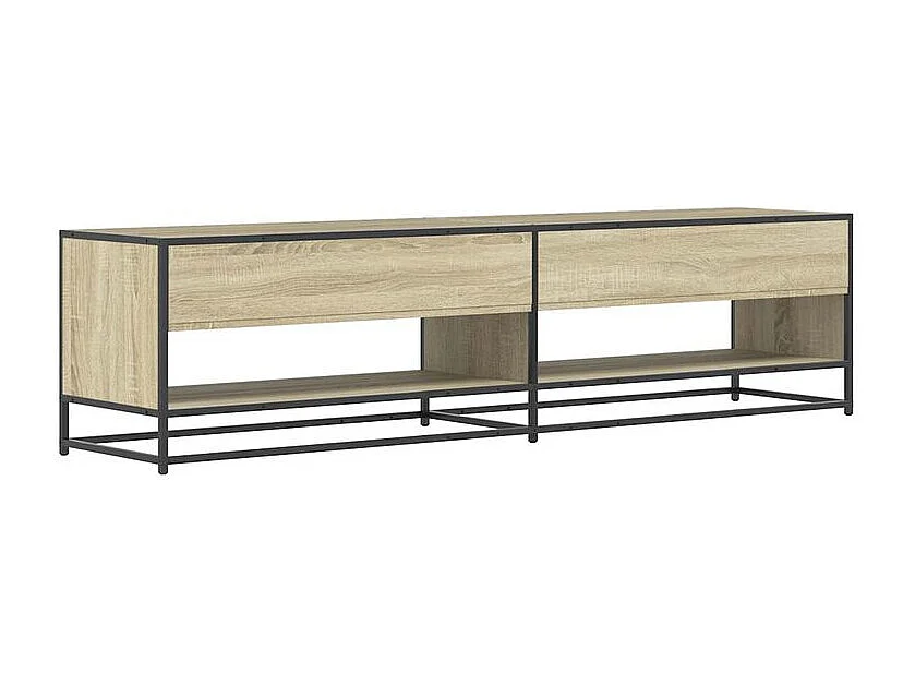 Meuble TV chêne sonoma 180,5x40x46 bois d'ingénierie