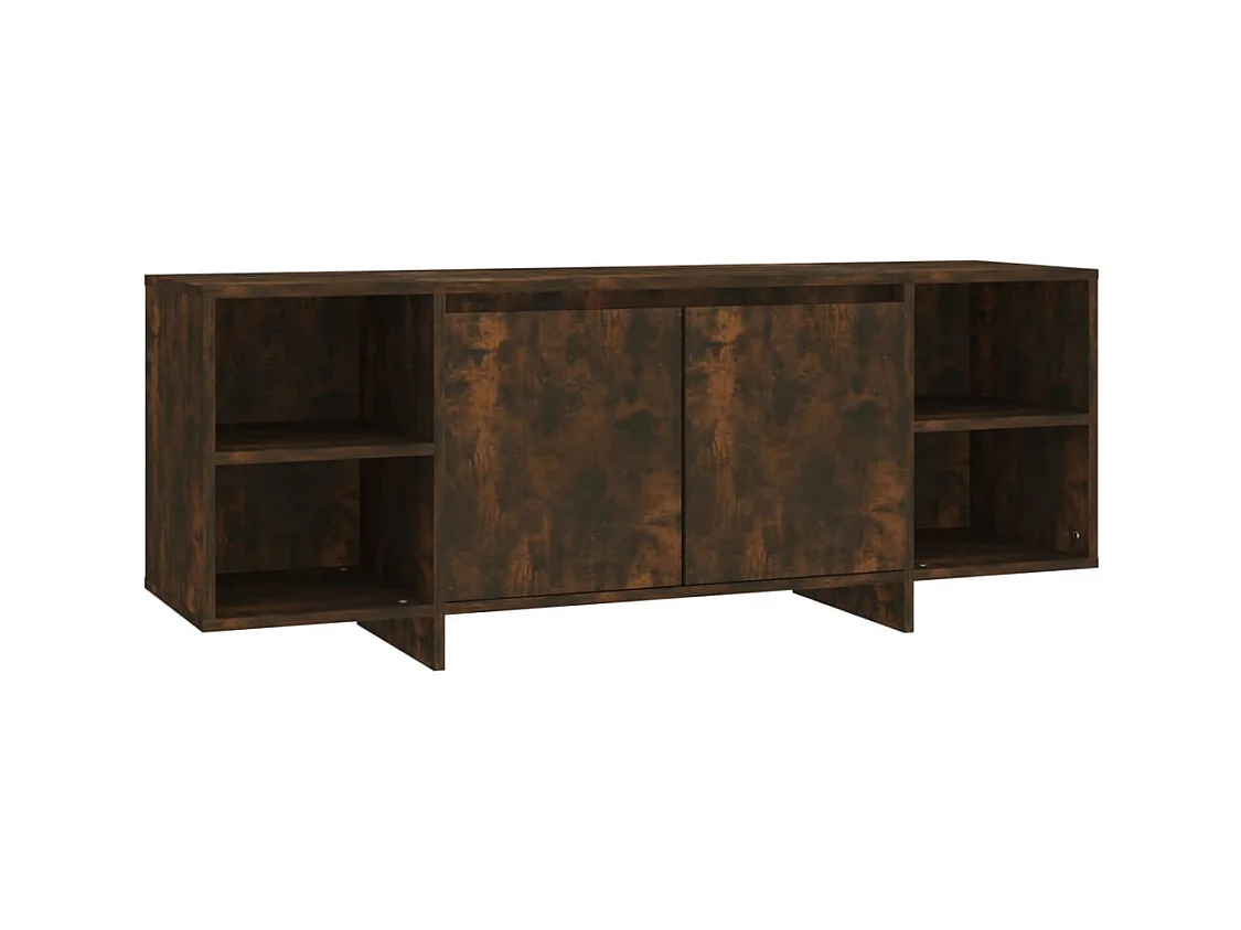 Meuble TV Chêne fumé 130x35x50